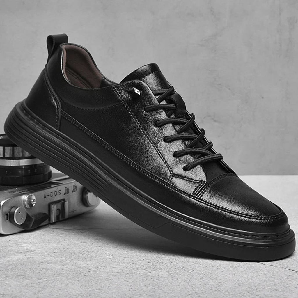 Elias | Men’s Casual Leather Lace-Up Shoes Prescott Mode