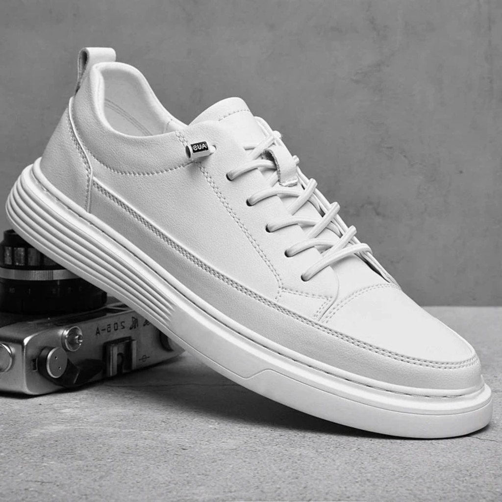 Elias | Men’s Casual Leather Lace-Up Shoes Prescott Mode