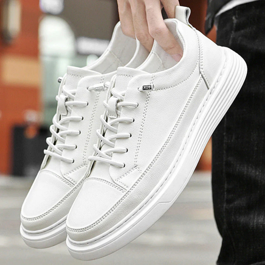 Elias | Men’s Casual Leather Lace-Up Shoes Prescott Mode