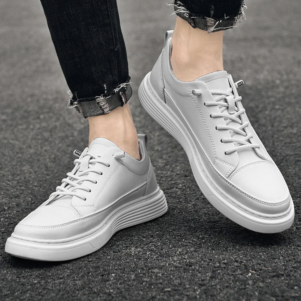 Elias | Men’s Casual Leather Lace-Up Shoes Prescott Mode