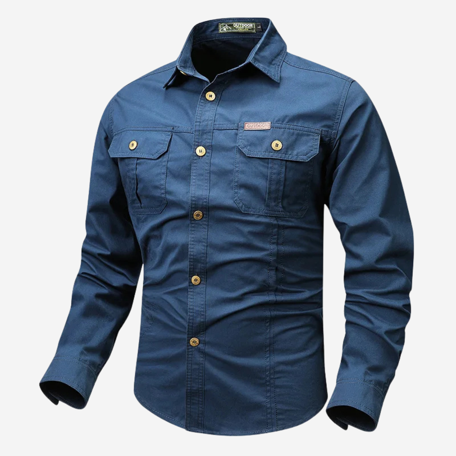 Logan | Men’s Classic Utility Button-Up Shirt Prescott Mode