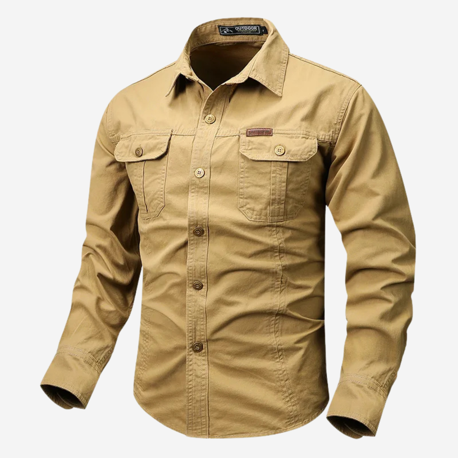 Logan | Men’s Classic Utility Button-Up Shirt Prescott Mode