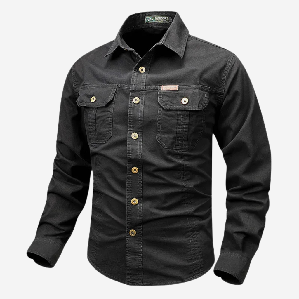 Logan | Men’s Classic Utility Button-Up Shirt Prescott Mode