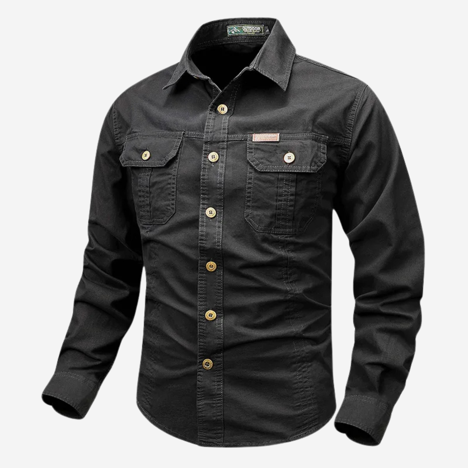 Logan | Men’s Classic Utility Button-Up Shirt Prescott Mode