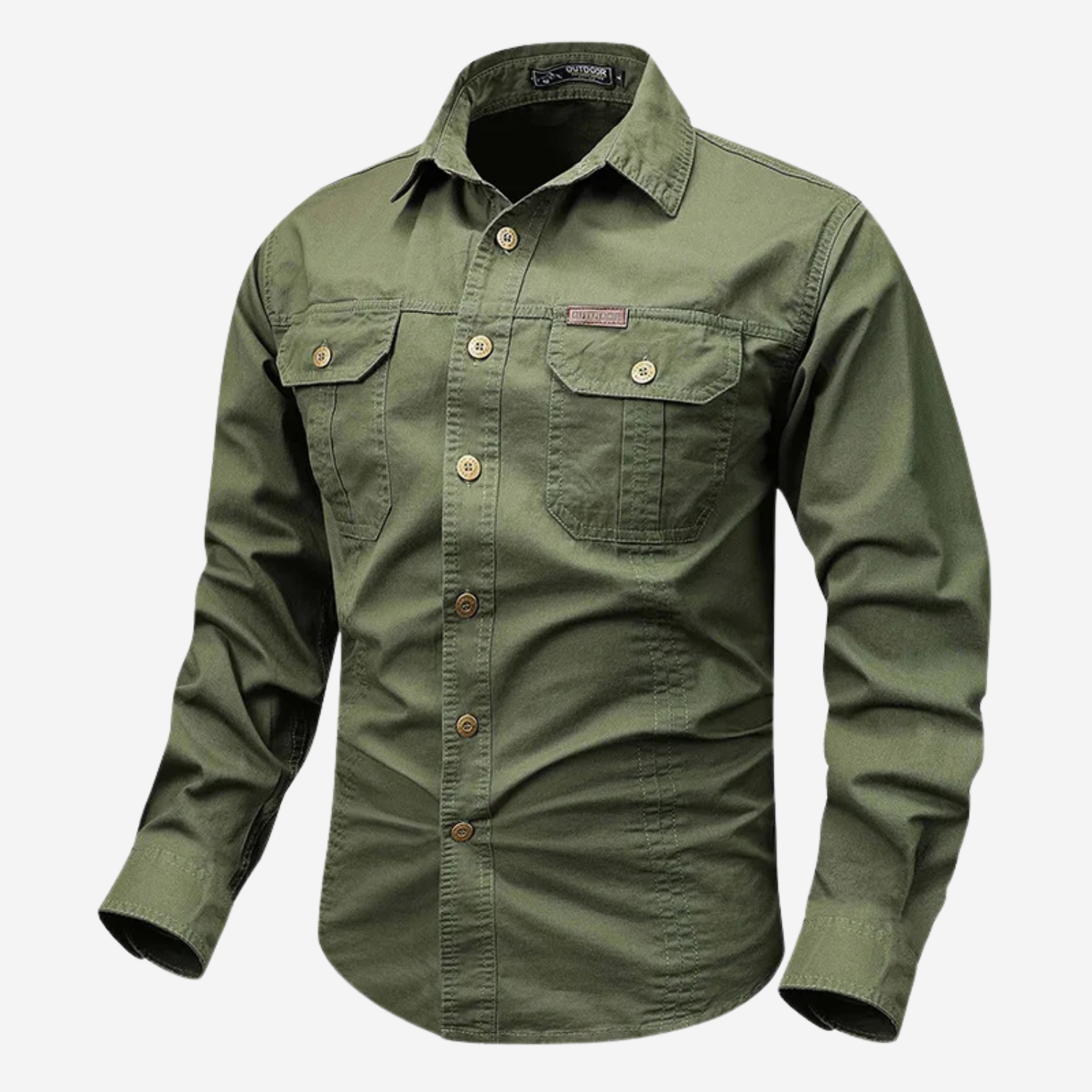 Logan | Men’s Classic Utility Button-Up Shirt Prescott Mode