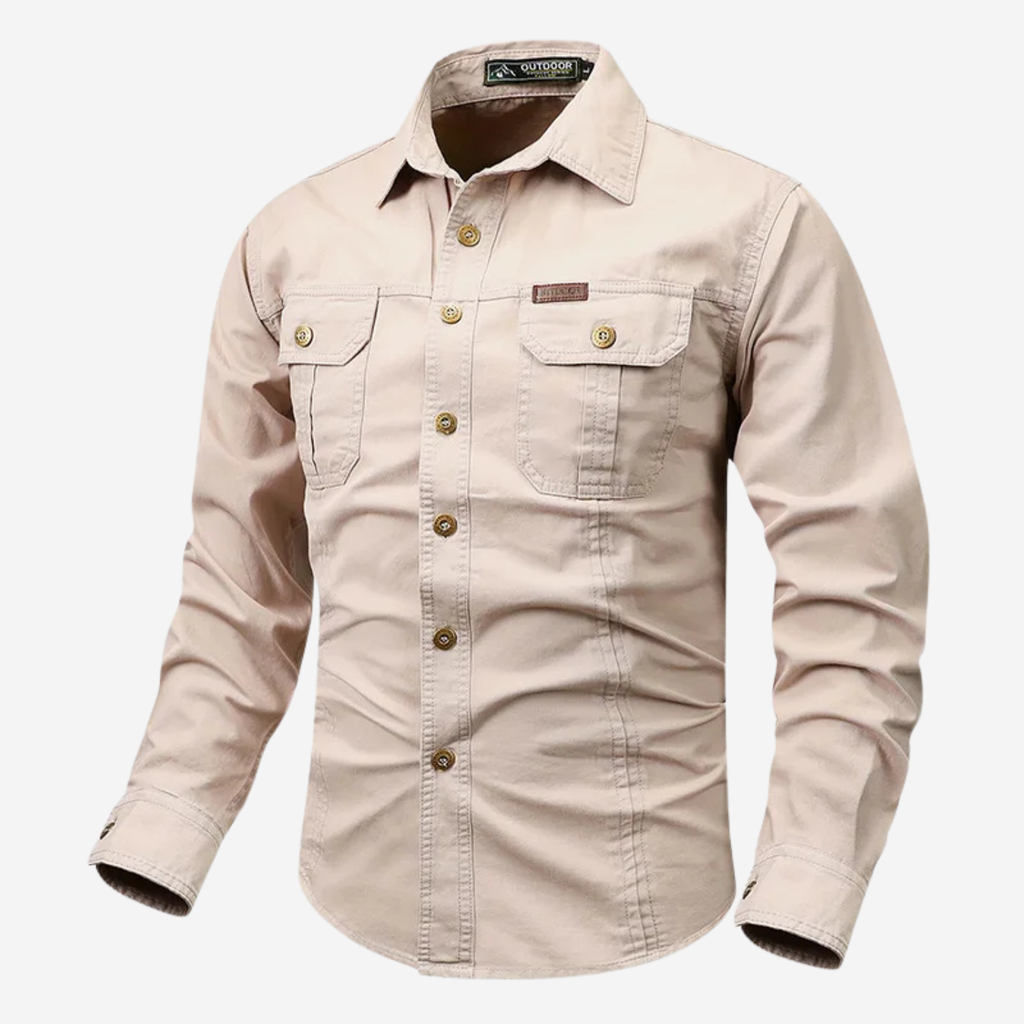 Logan | Men’s Classic Utility Button-Up Shirt Prescott Mode