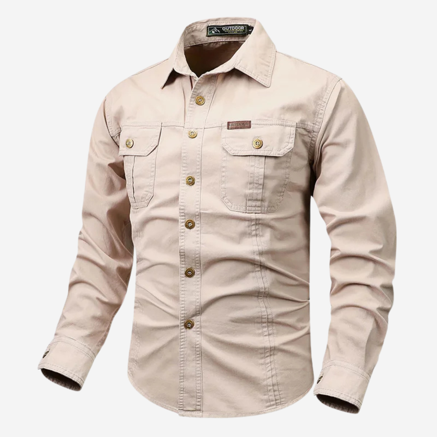 Logan | Men’s Classic Utility Button-Up Shirt Prescott Mode