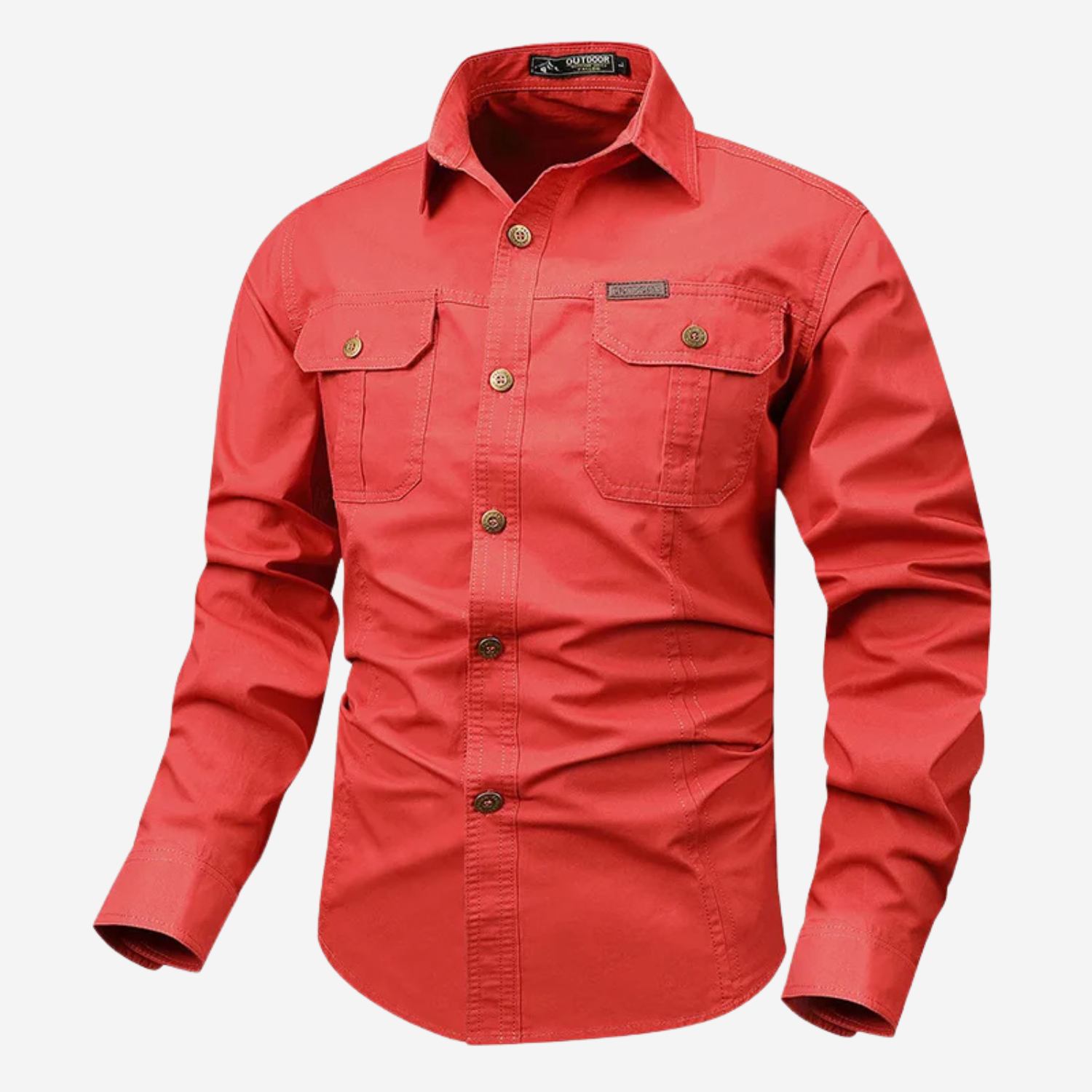 Logan | Men’s Classic Utility Button-Up Shirt Prescott Mode