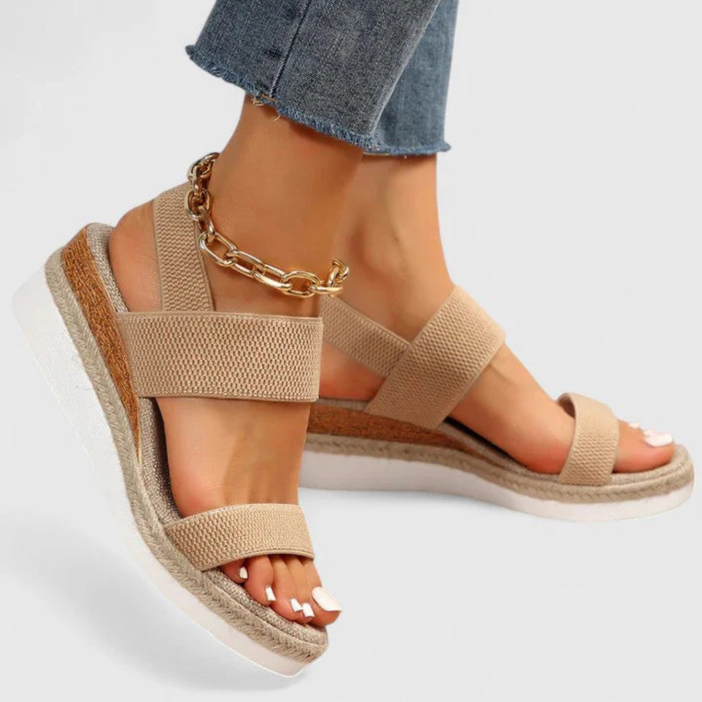 Luna | Women’s Casual Stretch Strap Sandals Prescott Mode