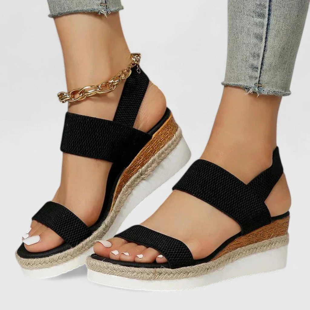 Luna | Women’s Casual Stretch Strap Sandals Prescott Mode