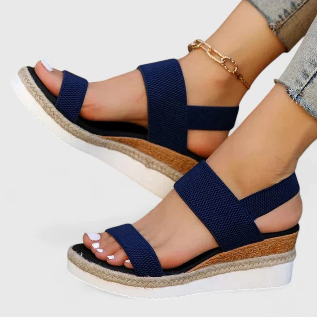 Luna | Women’s Casual Stretch Strap Sandals Prescott Mode