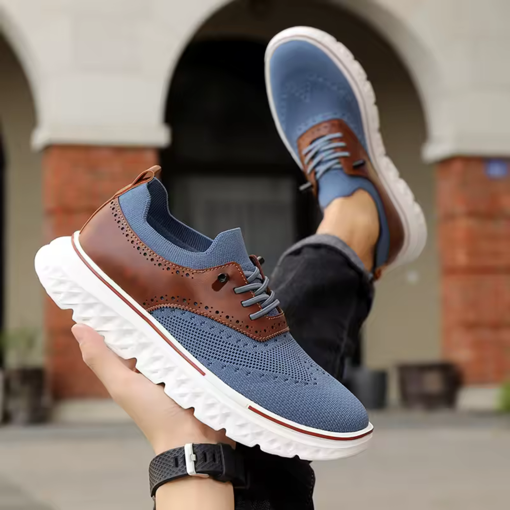 Men’s Wide Fit Comfortable Casual Shoes Prescott Mode