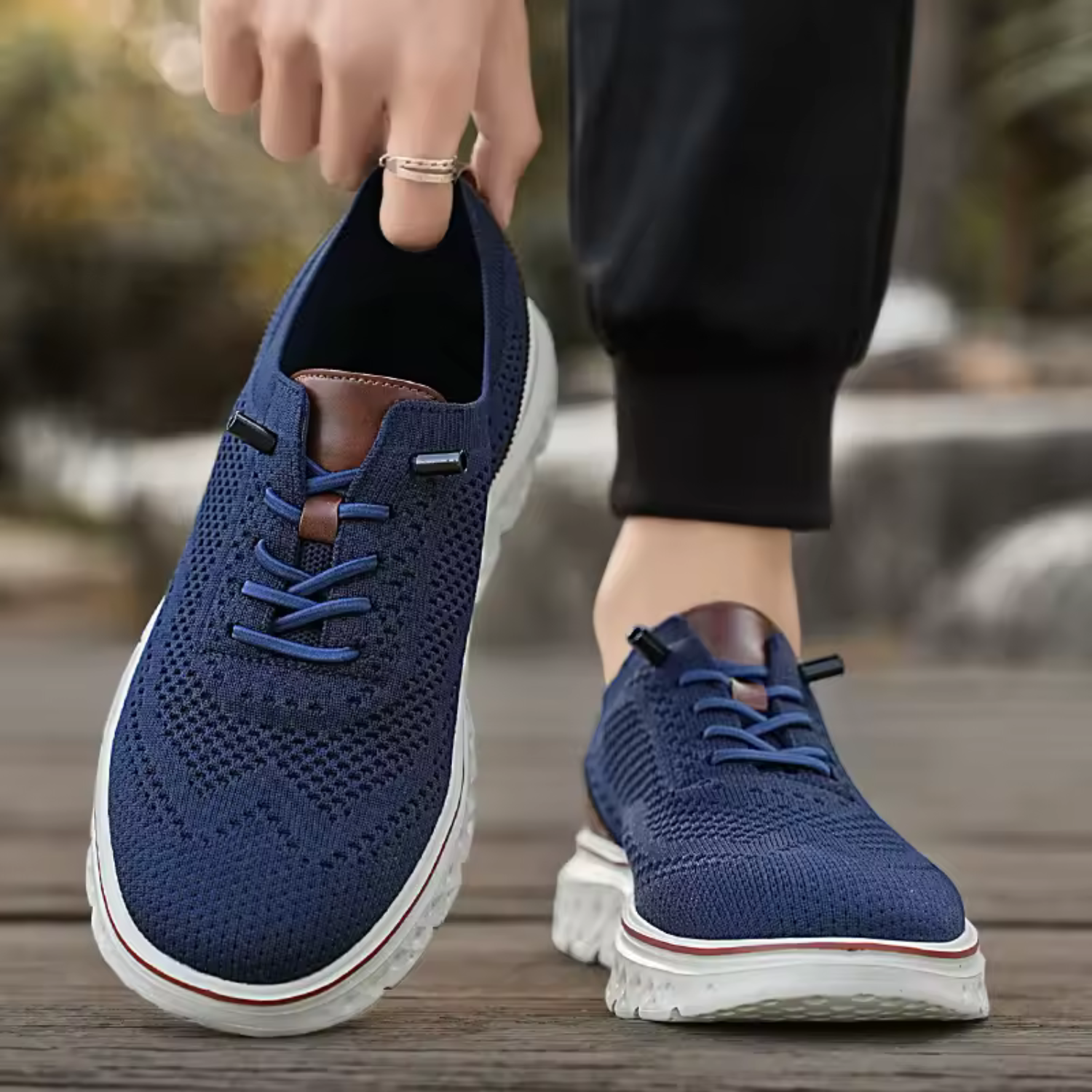 Men’s Wide Toe Box Comfort Shoes Prescott Mode