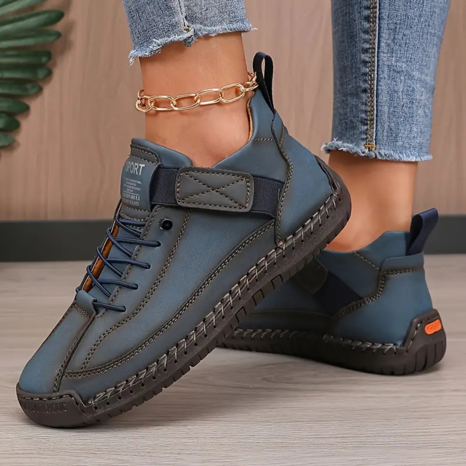 Nova | Women’s Orthopedic Leather Sneakers Prescott Mode