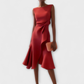 Women’s Draped Sleeveless Midi Dress Prescott Mode
