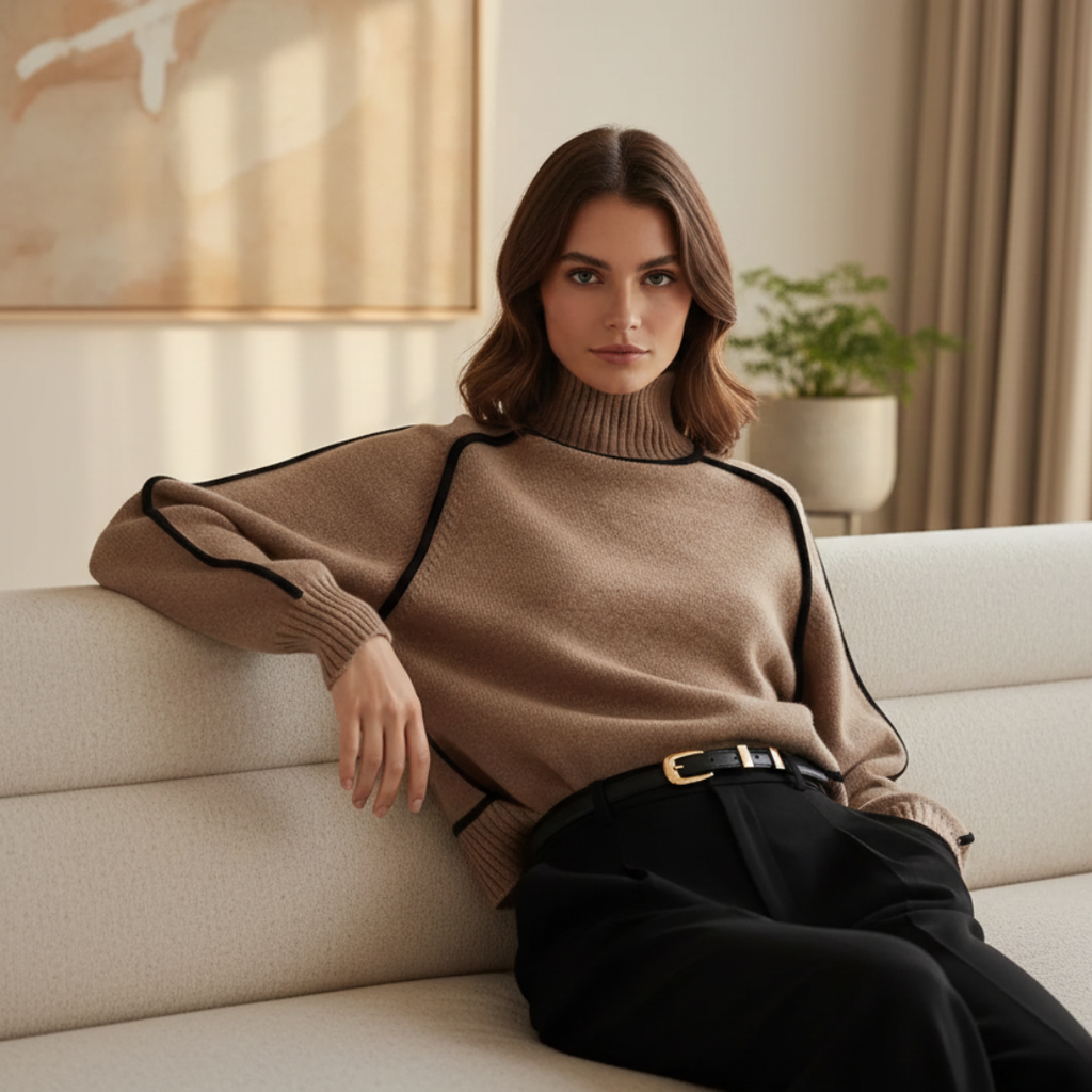 The Nordline Contrast Sweater