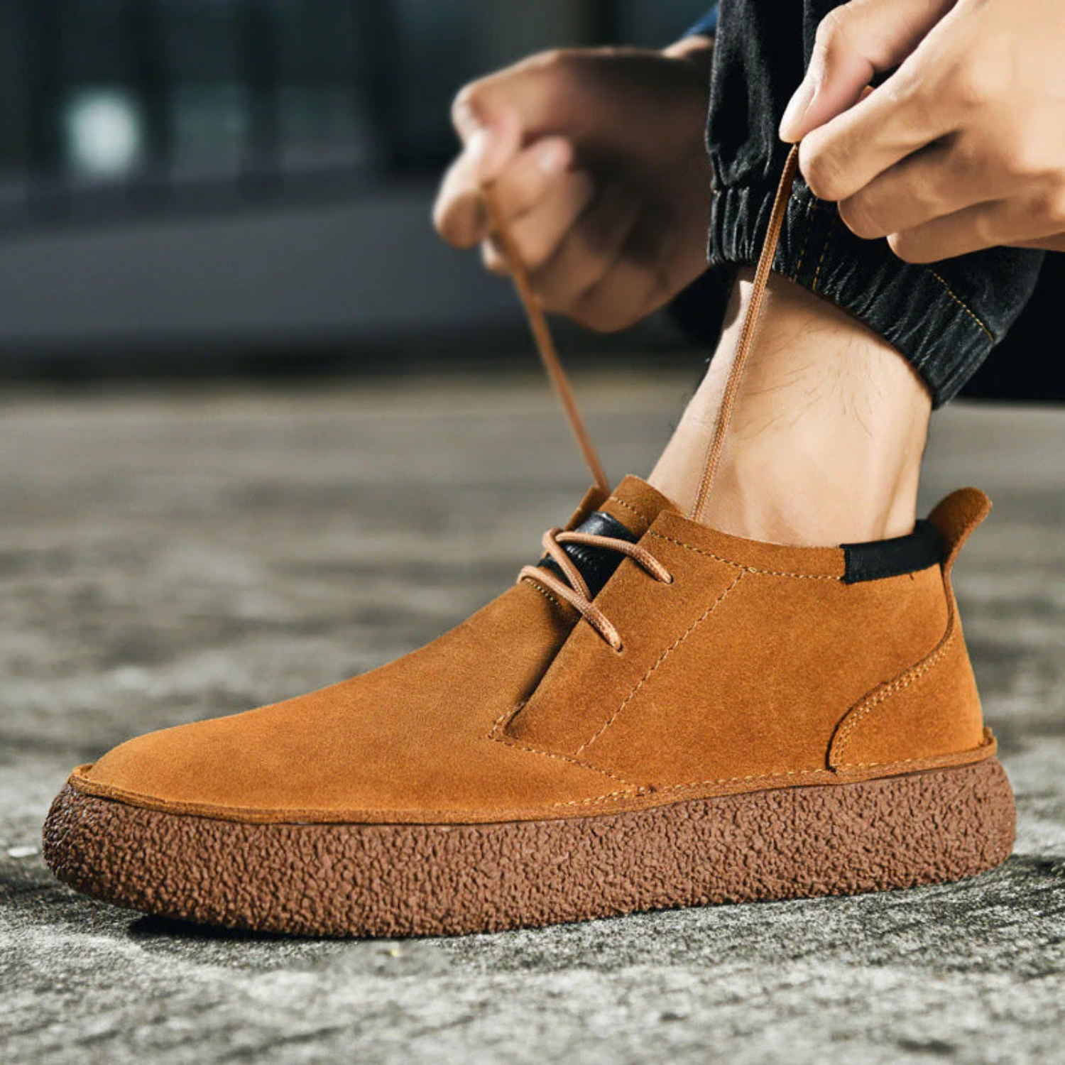 Men's Comfortable Mid-Top Loafers Prescott Mode