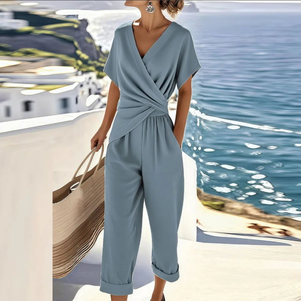 Women's Draped Two-Piece Set Prescott Mode