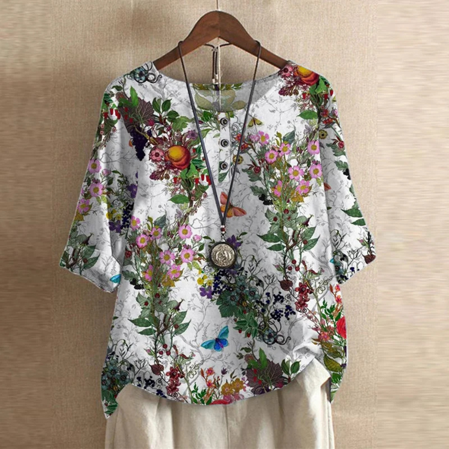 Women’s Boho Retro-Inspired Blouse Prescott Mode