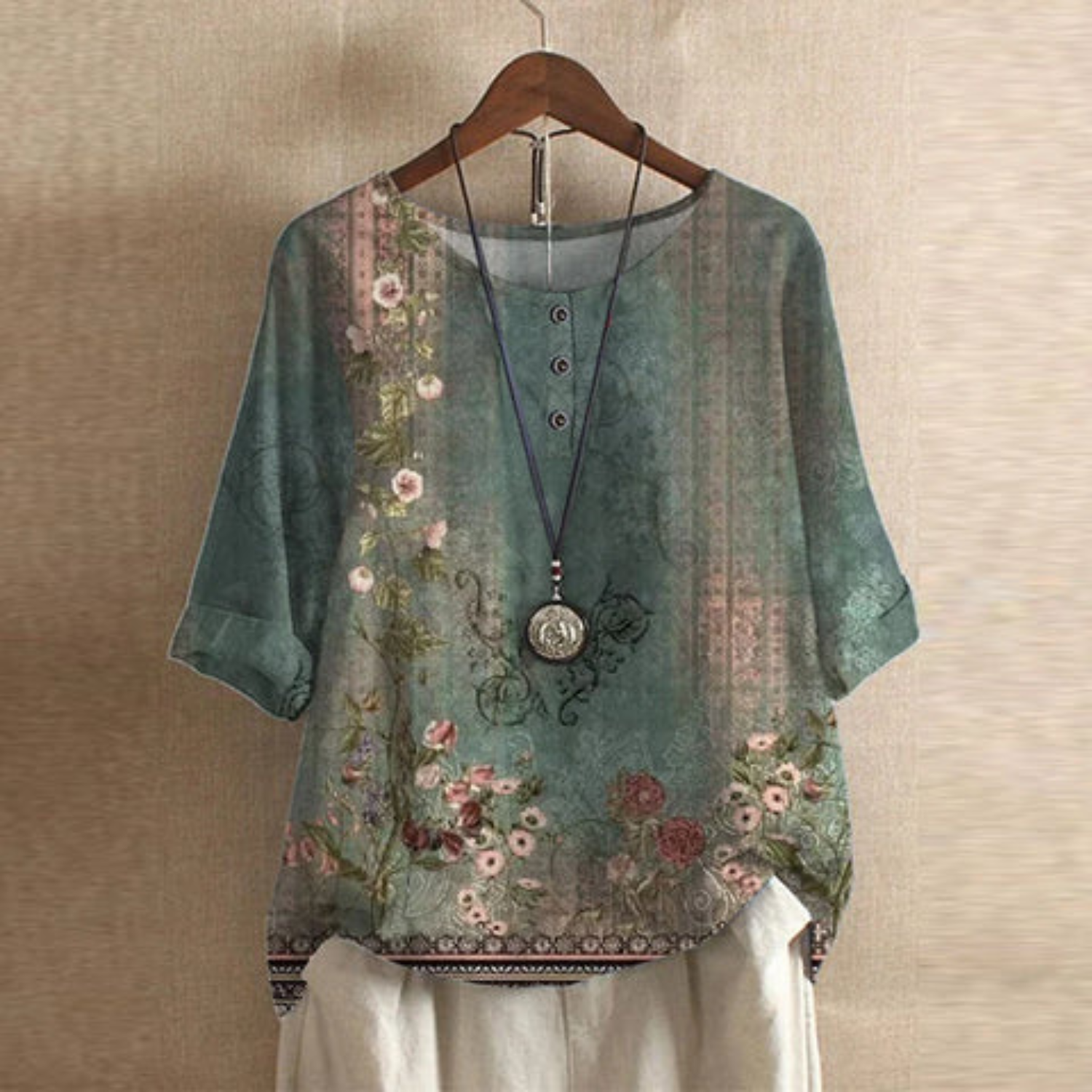 Women’s Boho Retro-Inspired Blouse Prescott Mode