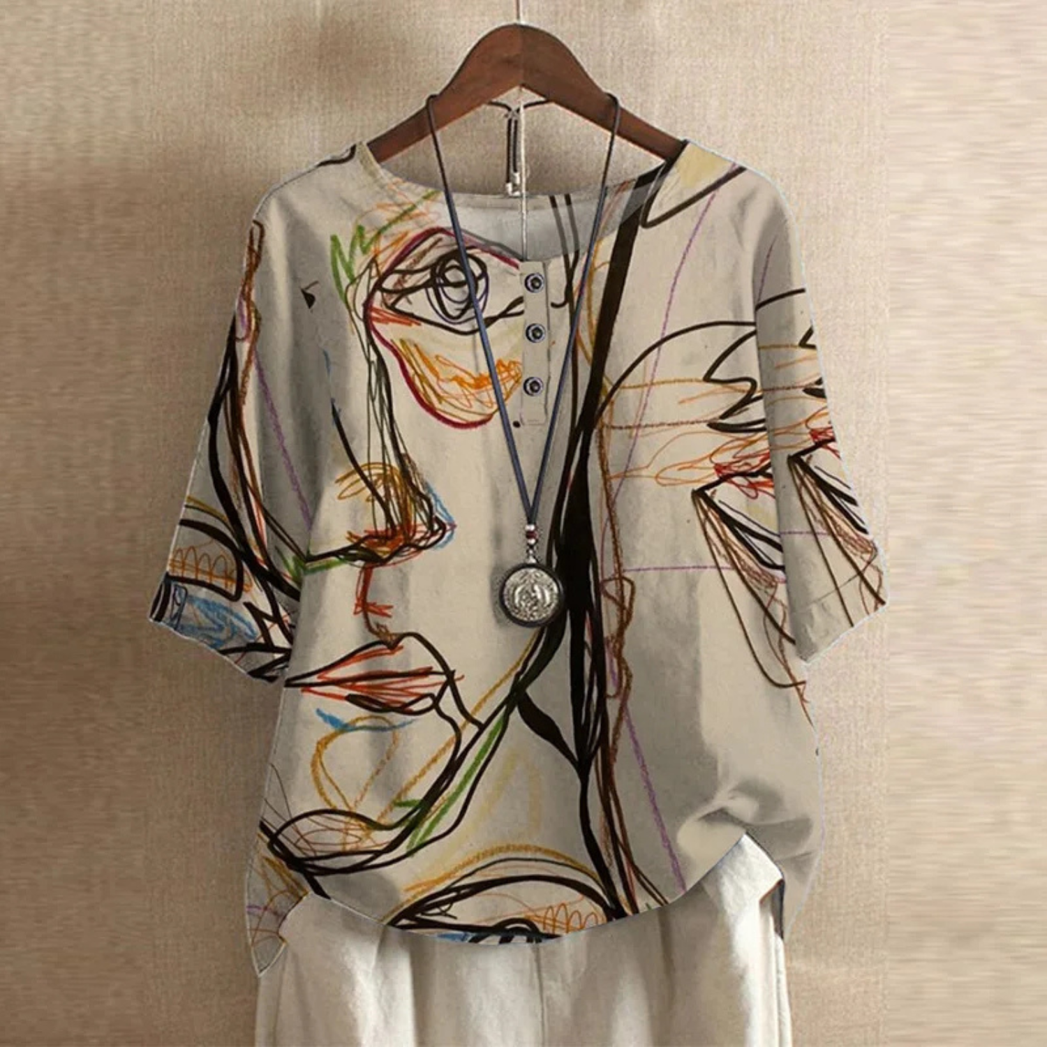 Women’s Boho Retro-Inspired Blouse Prescott Mode