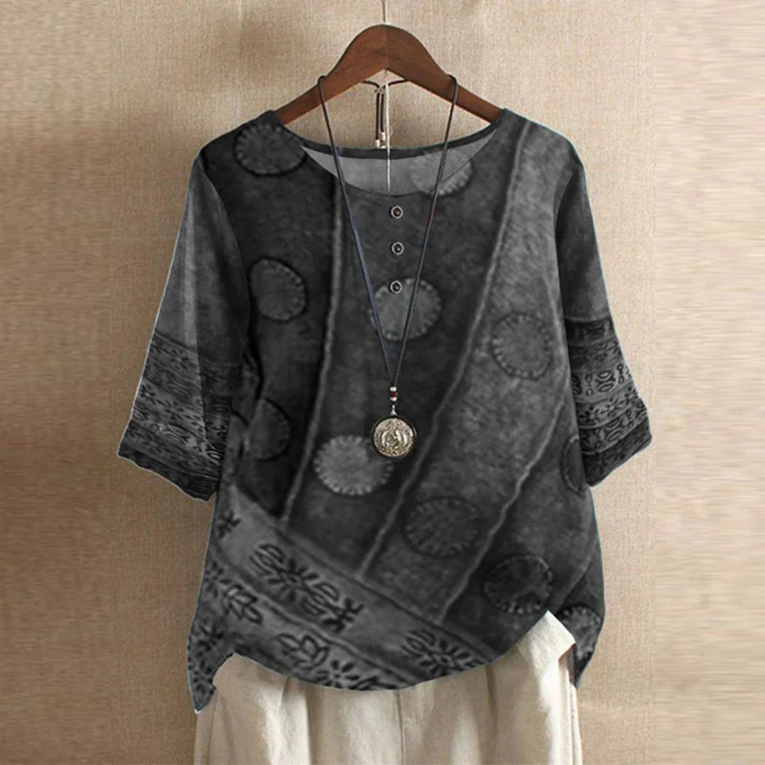 Women’s Boho Retro-Inspired Blouse Prescott Mode