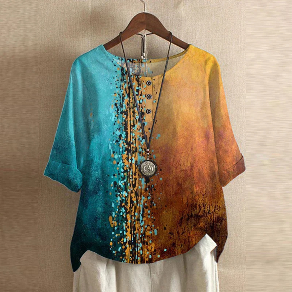Women’s Boho Retro-Inspired Blouse Prescott Mode
