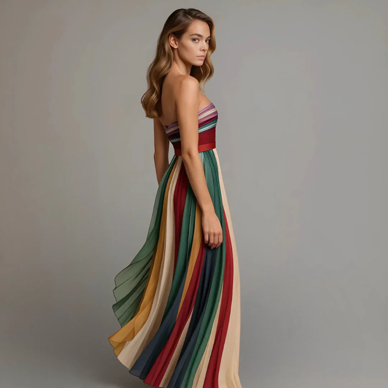 Women's Elegant Holiday Glam Maxi Dress Prescott Mode