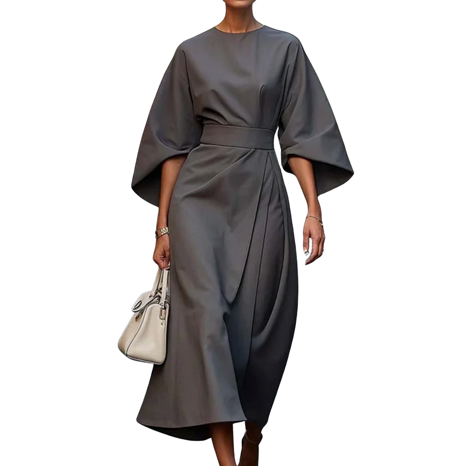 Women’s Belted Midi Dress Prescott Mode