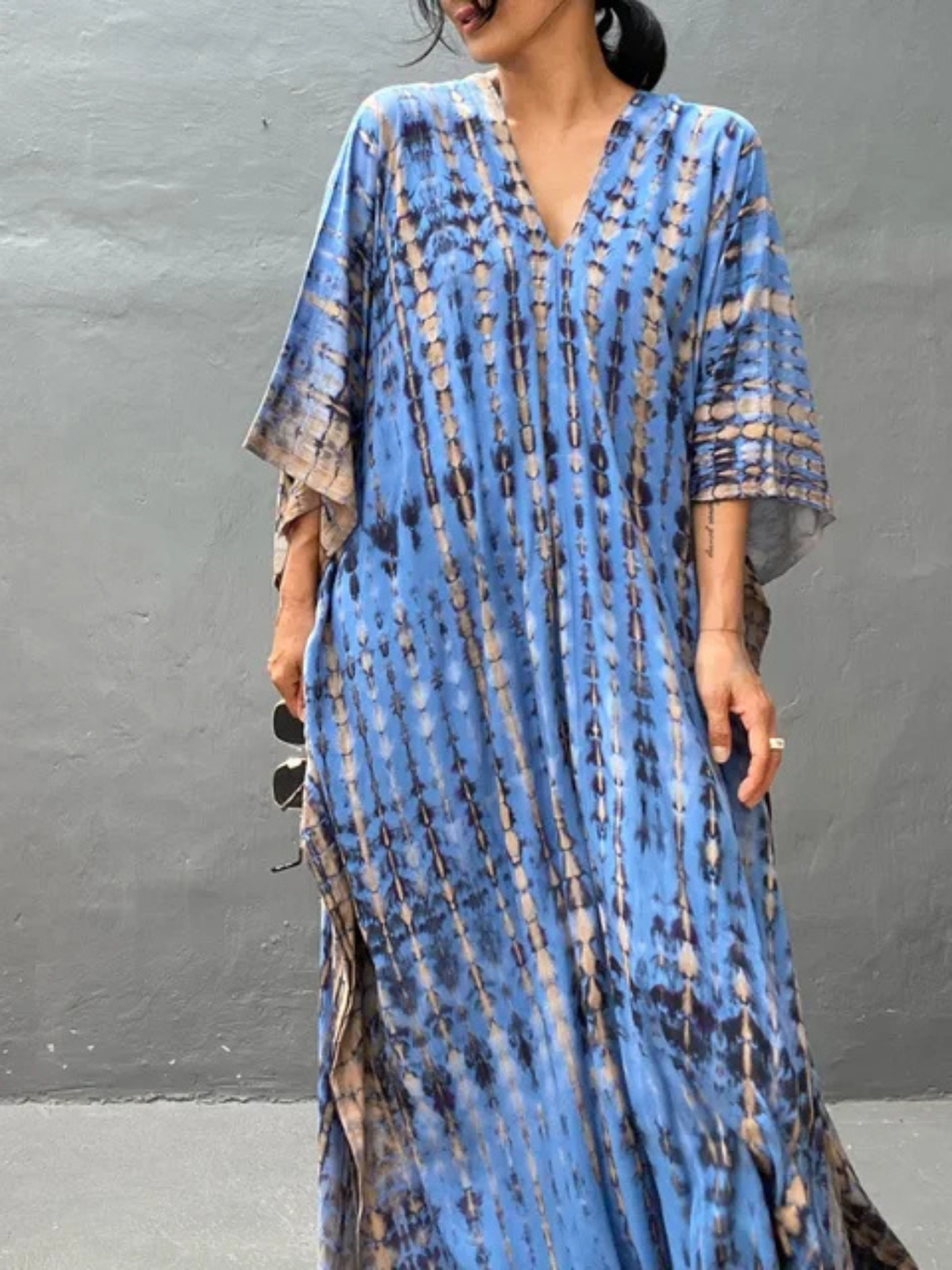 Women’s Boho Tie-Dye Maxi Summer Dress Prescott Mode