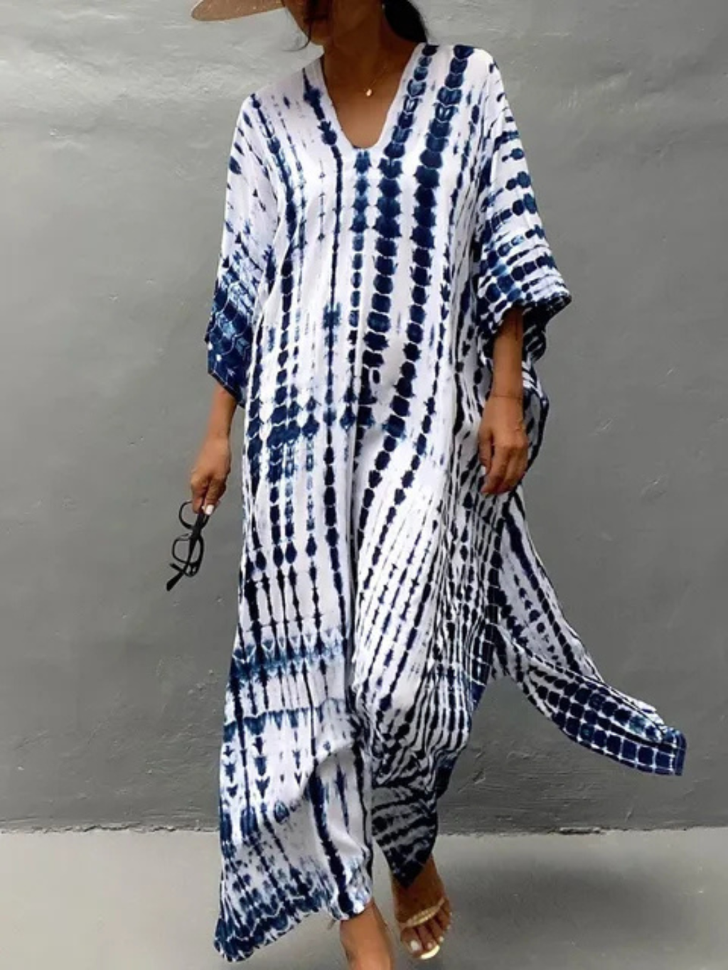 Women’s Boho Tie-Dye Maxi Summer Dress Prescott Mode