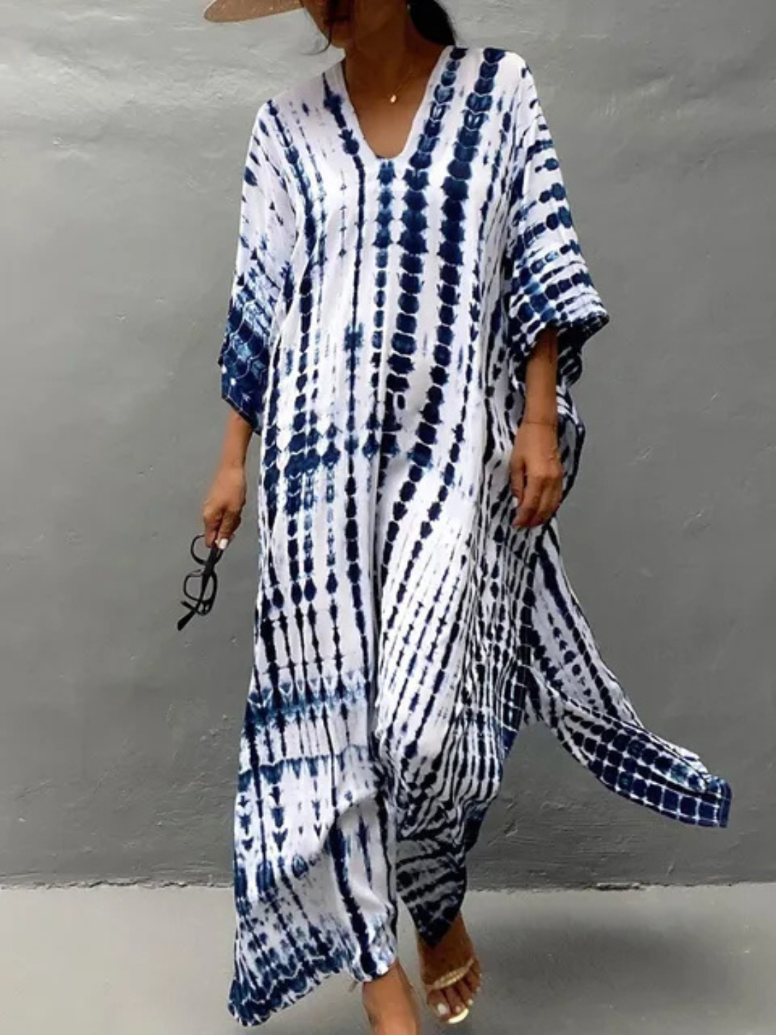 Women’s Boho Tie-Dye Maxi Summer Dress Prescott Mode