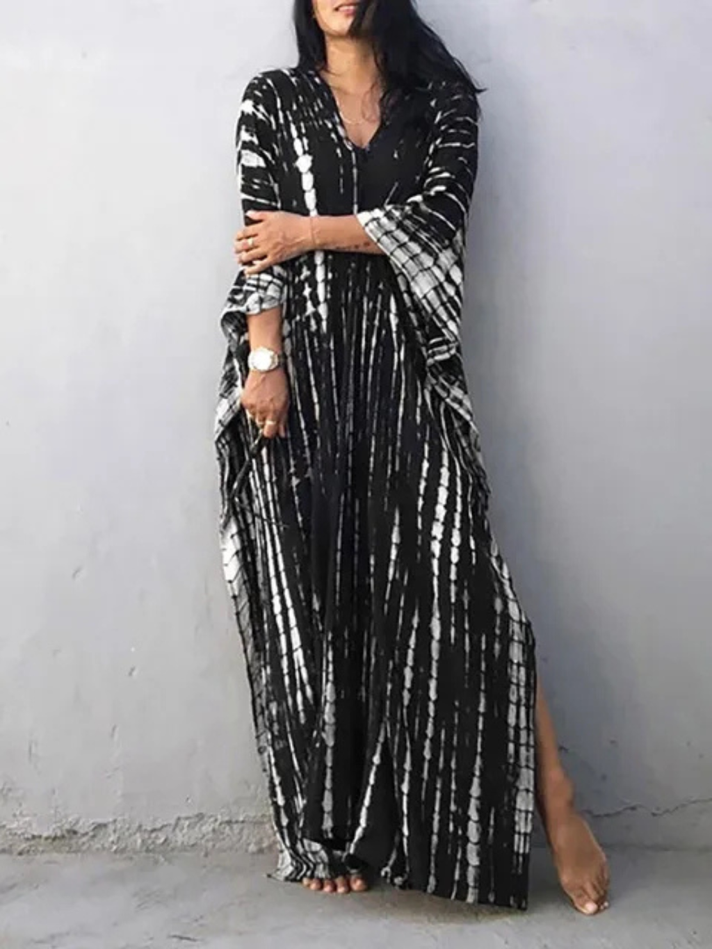 Women’s Boho Tie-Dye Maxi Summer Dress Prescott Mode