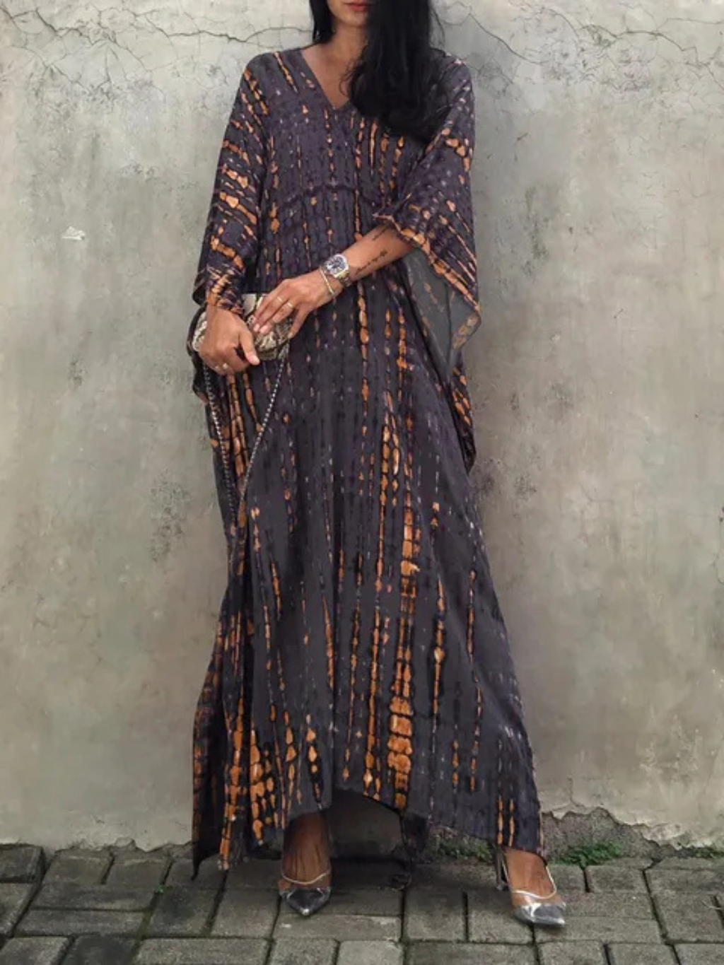 Women’s Boho Tie-Dye Maxi Summer Dress Prescott Mode