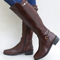 Elma | Women's Classic Knee-High Leather Boots Prescott Mode