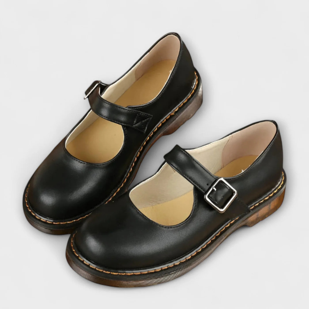 Women’s Classic Leather Mary Jane Shoes Prescott Mode
