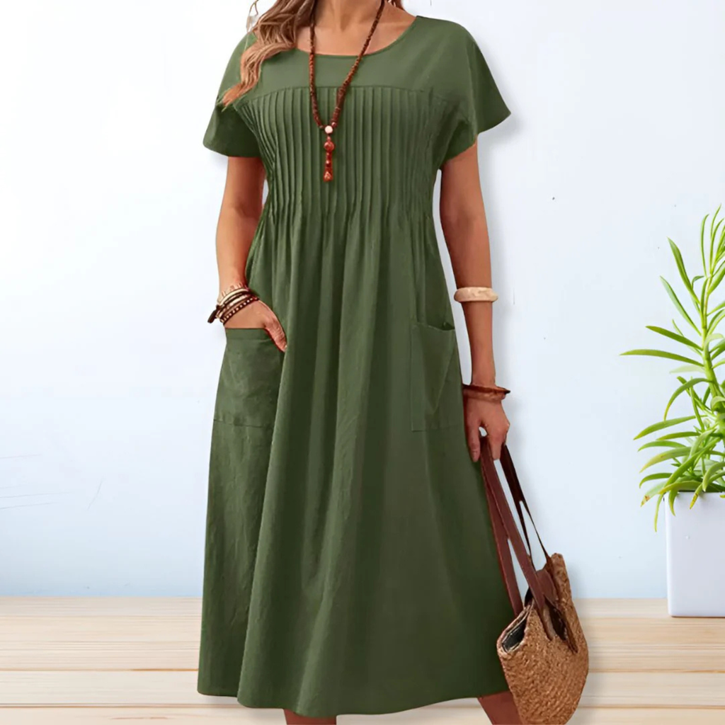 Women’s Everyday Loose Fit Midi Dress Prescott Mode