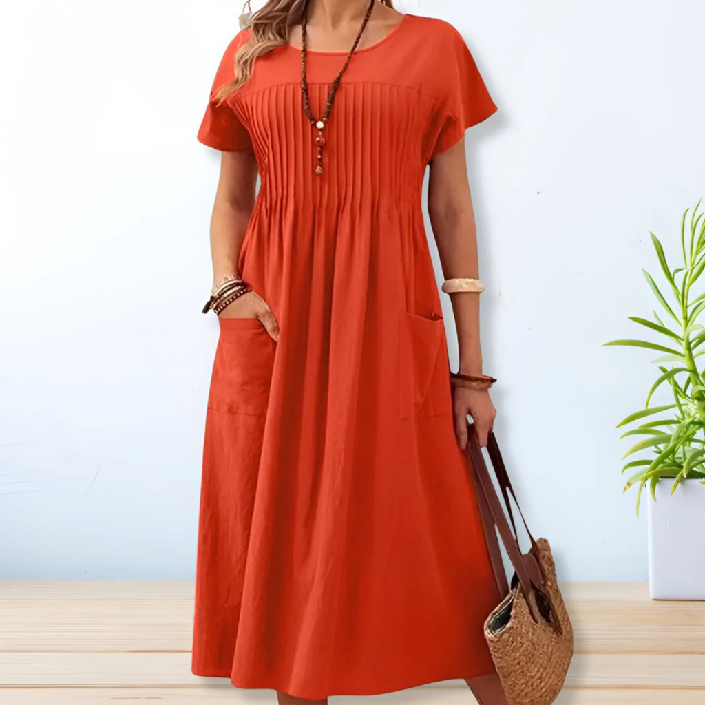 Women’s Everyday Loose Fit Midi Dress Prescott Mode