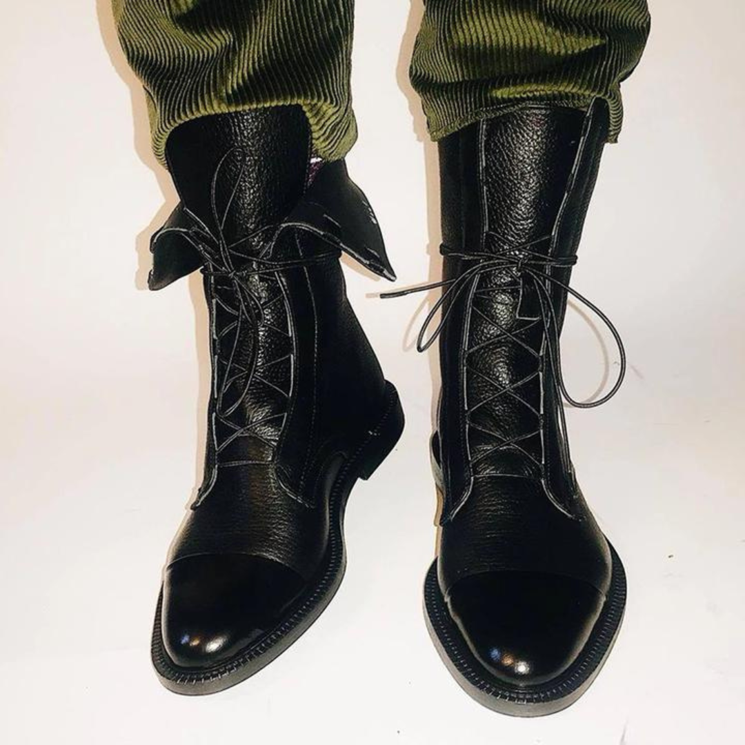 Women’s Leather Lace-Up Ankle Boots Prescott Mode