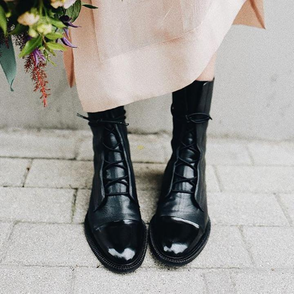 Women’s Leather Lace-Up Ankle Boots Prescott Mode