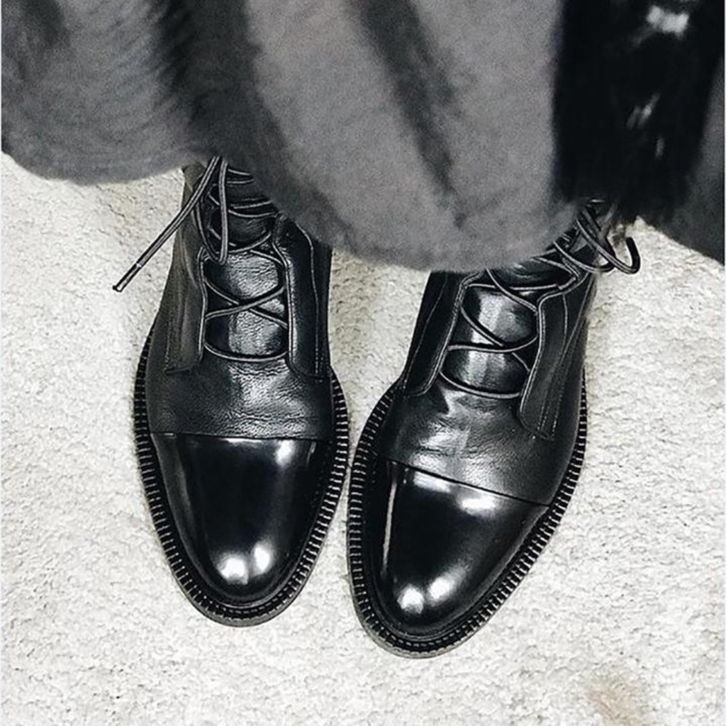 Women’s Leather Lace-Up Ankle Boots Prescott Mode