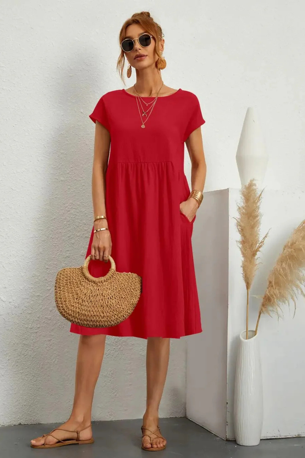 Women’s Loose Fit Summer Dress Prescott Mode