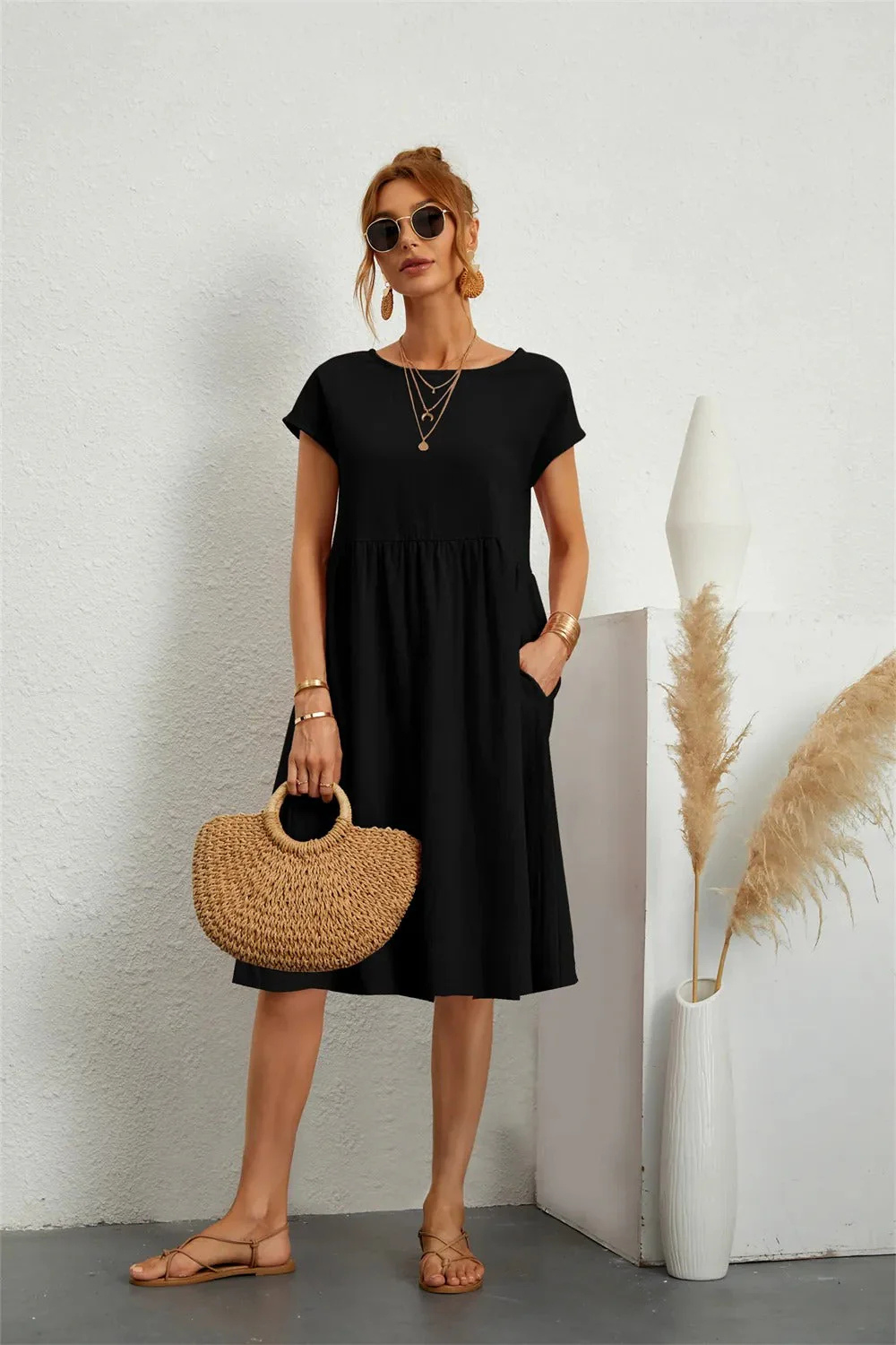 Women’s Loose Fit Summer Dress Prescott Mode