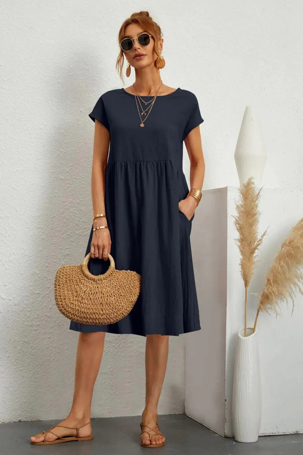 Women’s Loose Fit Summer Dress Prescott Mode
