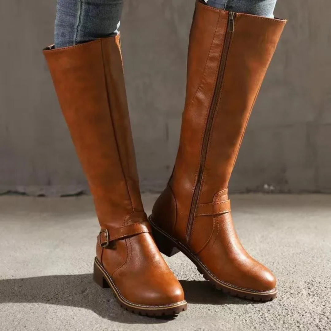 Women’s Premium Leather Boots Prescott Mode