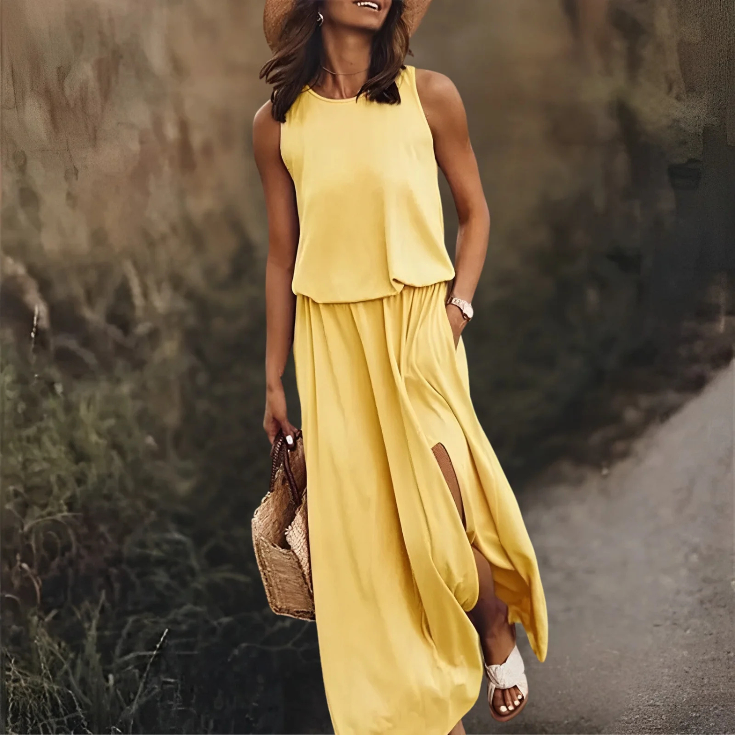 Women's Sleeveless Maxi Dress Prescott Mode