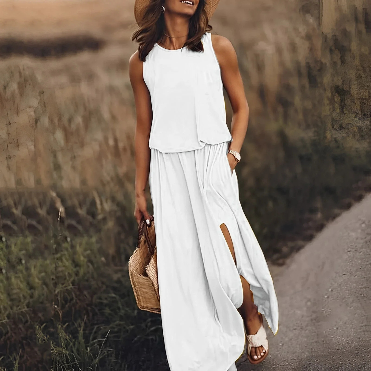 Women's Sleeveless Maxi Dress Prescott Mode