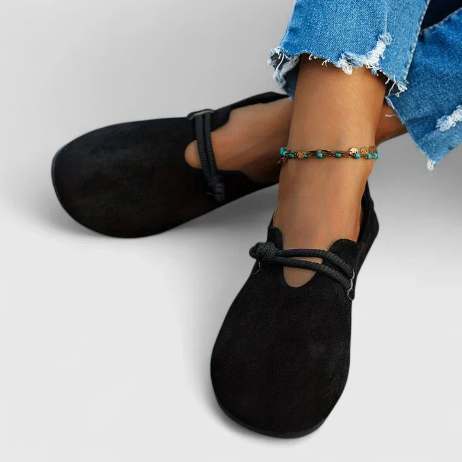 Women’s Soft Suede-Style Slip-On Loafers Prescott Mode
