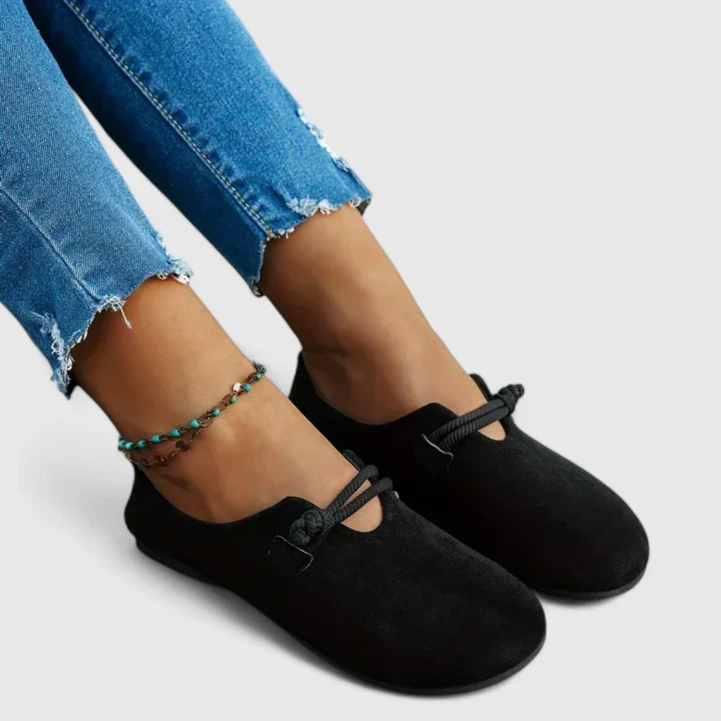 Women’s Soft Suede-Style Slip-On Loafers Prescott Mode