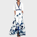 Women’s Summer Floral Wrap Maxi Dress Prescott Mode